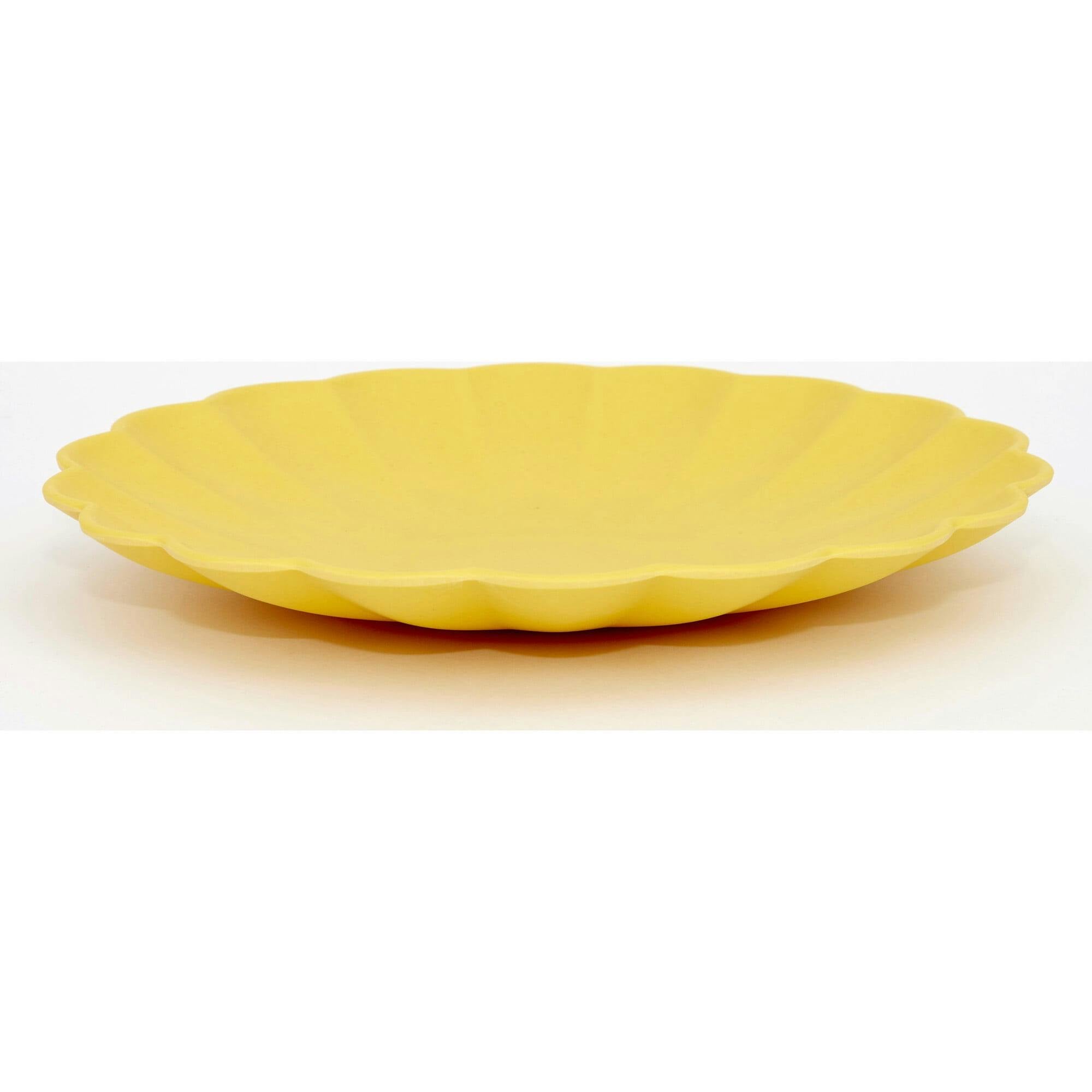 Small Multicolor Reusable Bamboo Plates