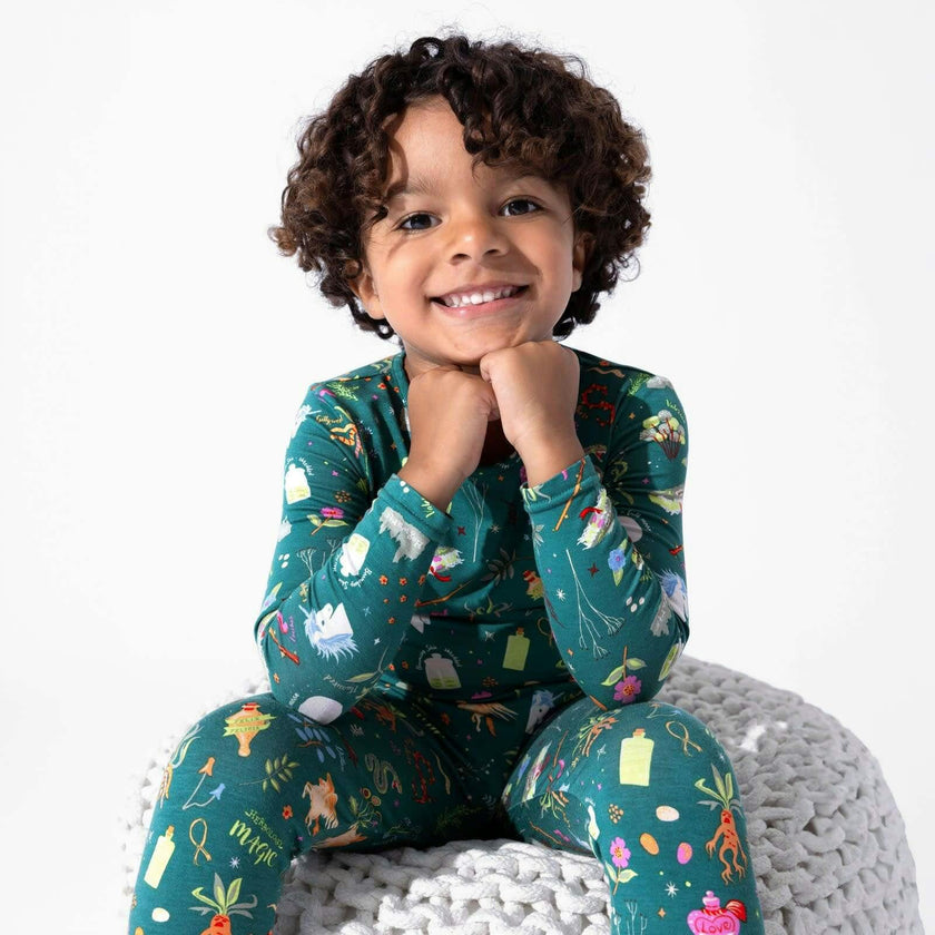 Mandrakes Potions & Herbs Bamboo Kids Pajamas
