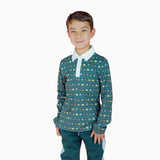 Boys' Long Sleeve Polo in Camp