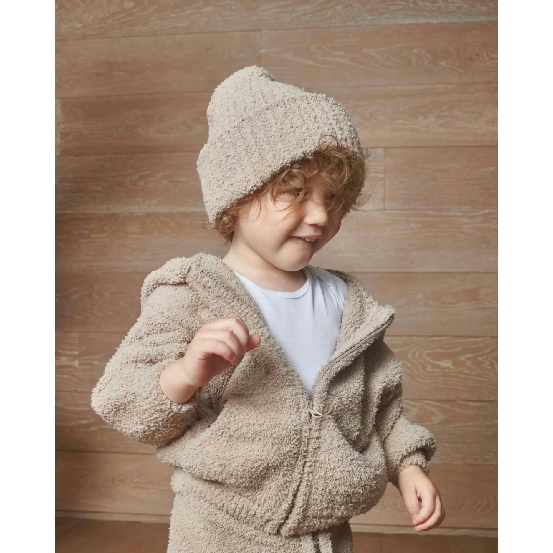 Fuzzy Ribbed Beanie