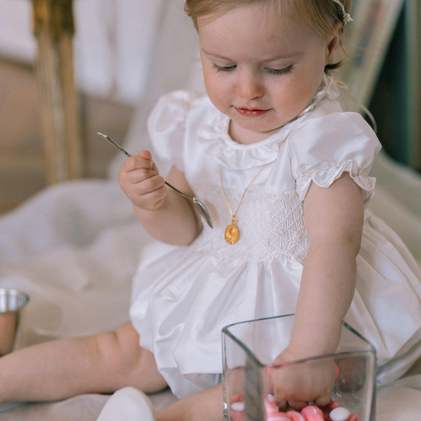 Colombe White Silk Ceremony Baby Bubble