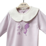 Lilac Butterfly Flower Outfit Set