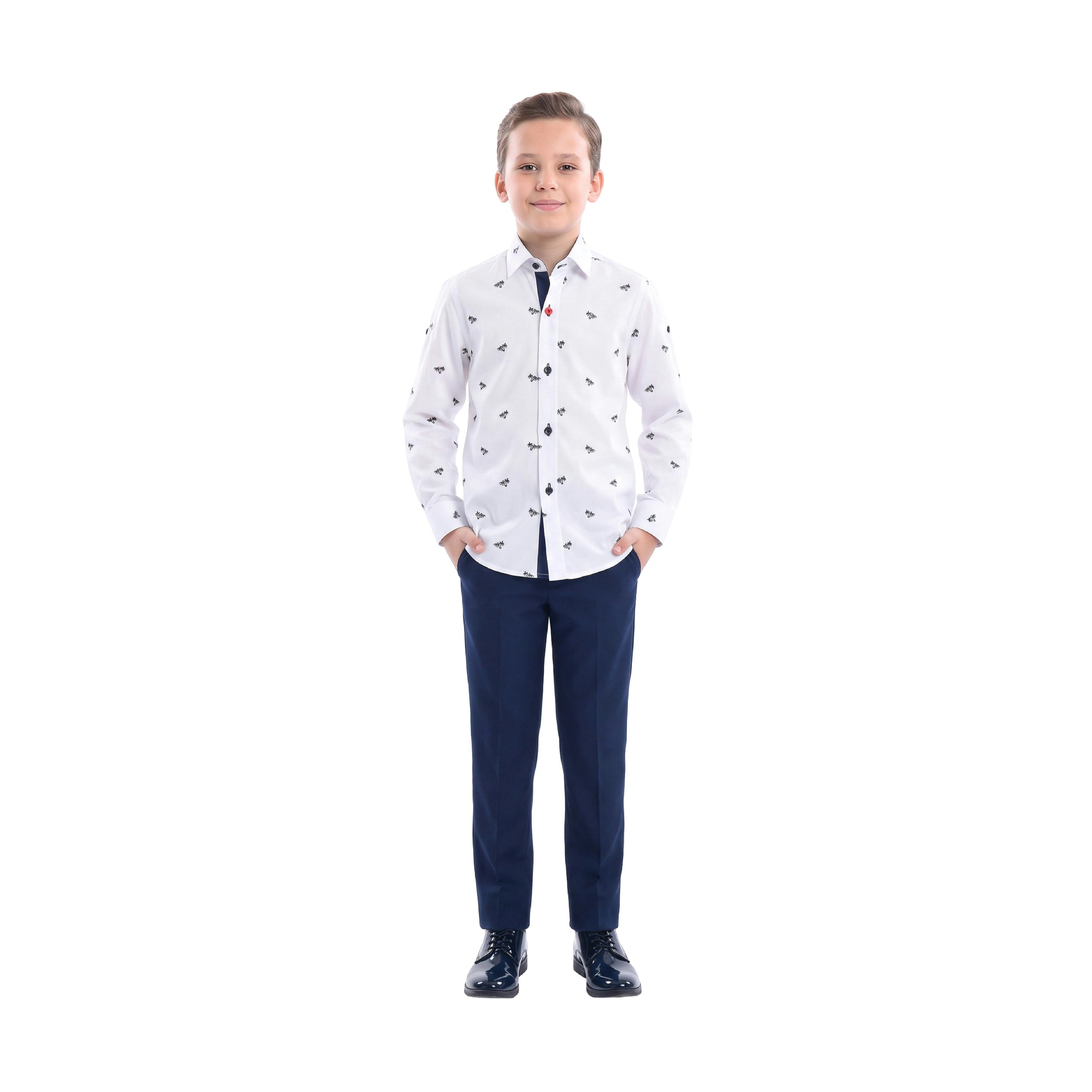 White Palms Dress Shirt