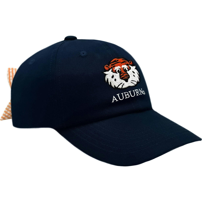 Officially Licensed Auburn Tigers Bow Baseball Hat (Baby/Toddler)