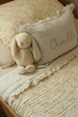 Big Kid Blanket 6 Layer Gauze QUILTED- Goldie Buttercream Floral