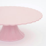 Medium Pink Reusable Bamboo Cake Stand