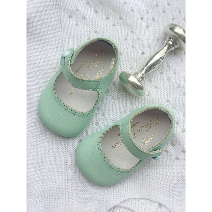 Pre-Walker Pram Shoe in Mint