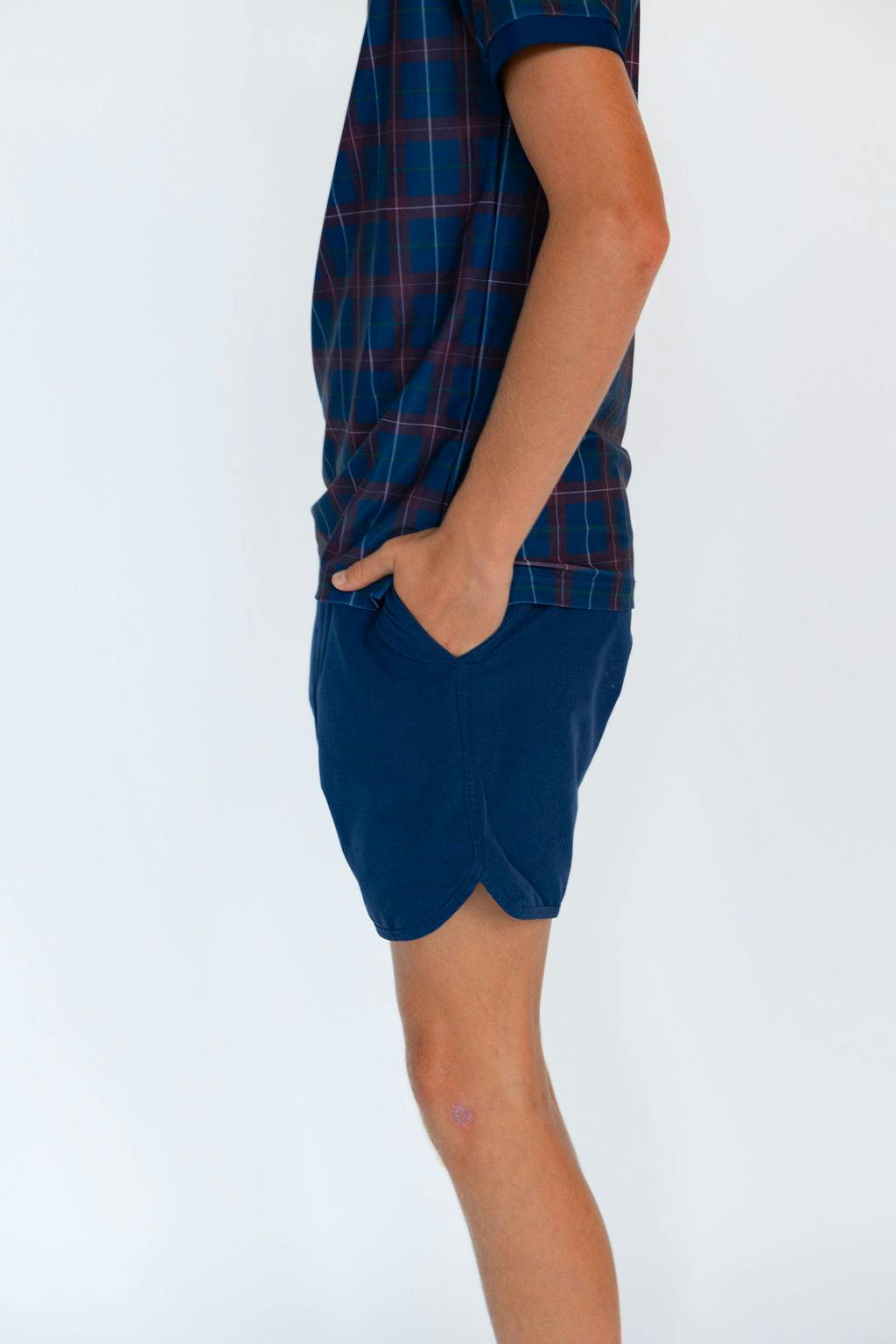 navy super short
