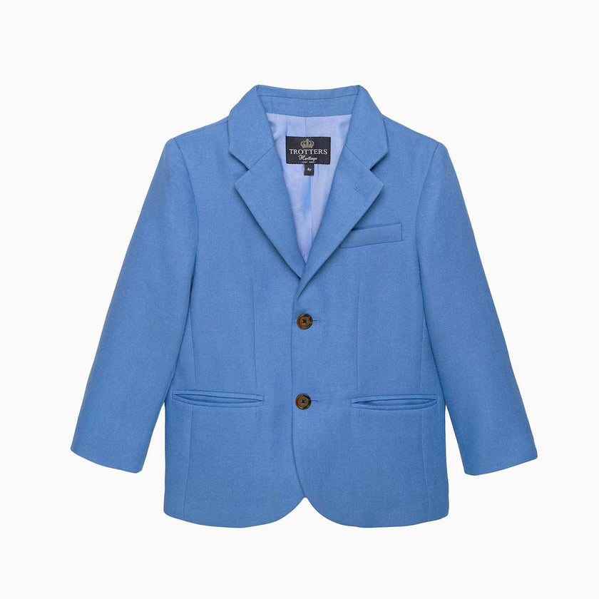 Sebastian Blazer in Blue Linen