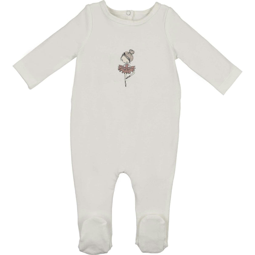 Ballerina Printed Footie