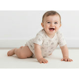Organic Short Sleeve Bubble Romper - Rodeo