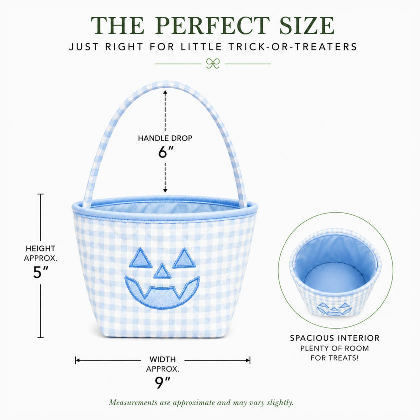 Petite Pumpkin Tote, Blue