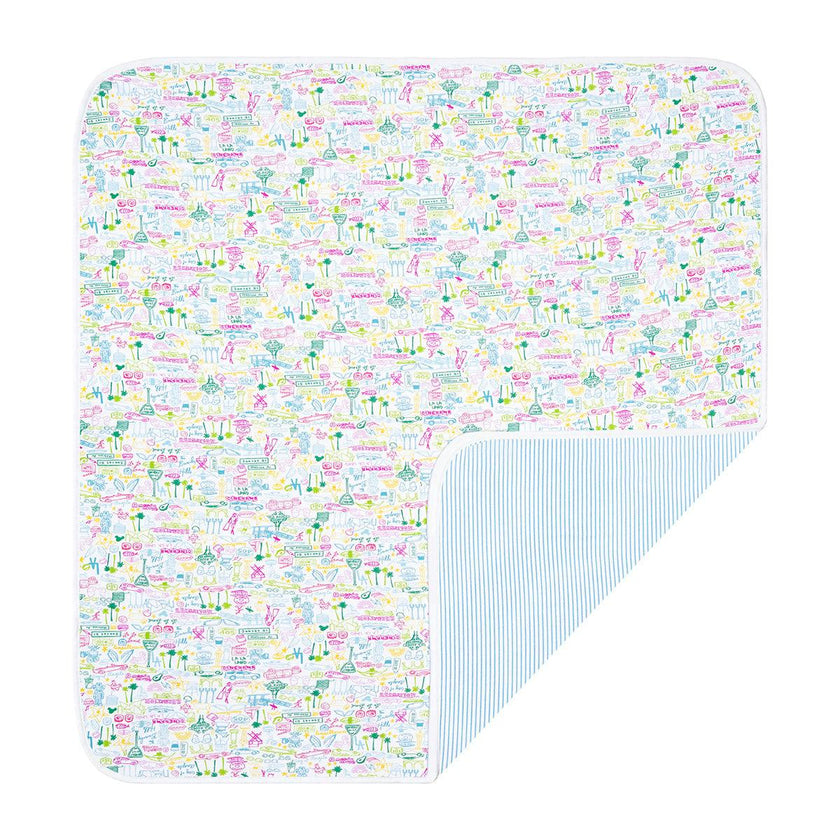 Los Angeles Baby Blanket