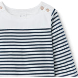 Striped Bell Sleeve Top