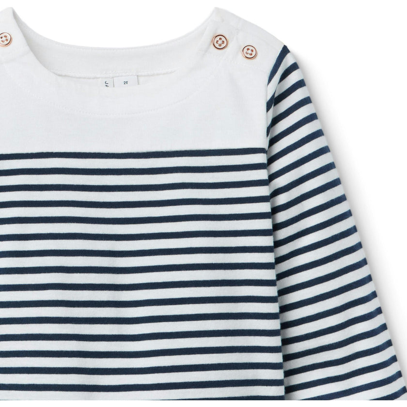 Striped Bell Sleeve Top