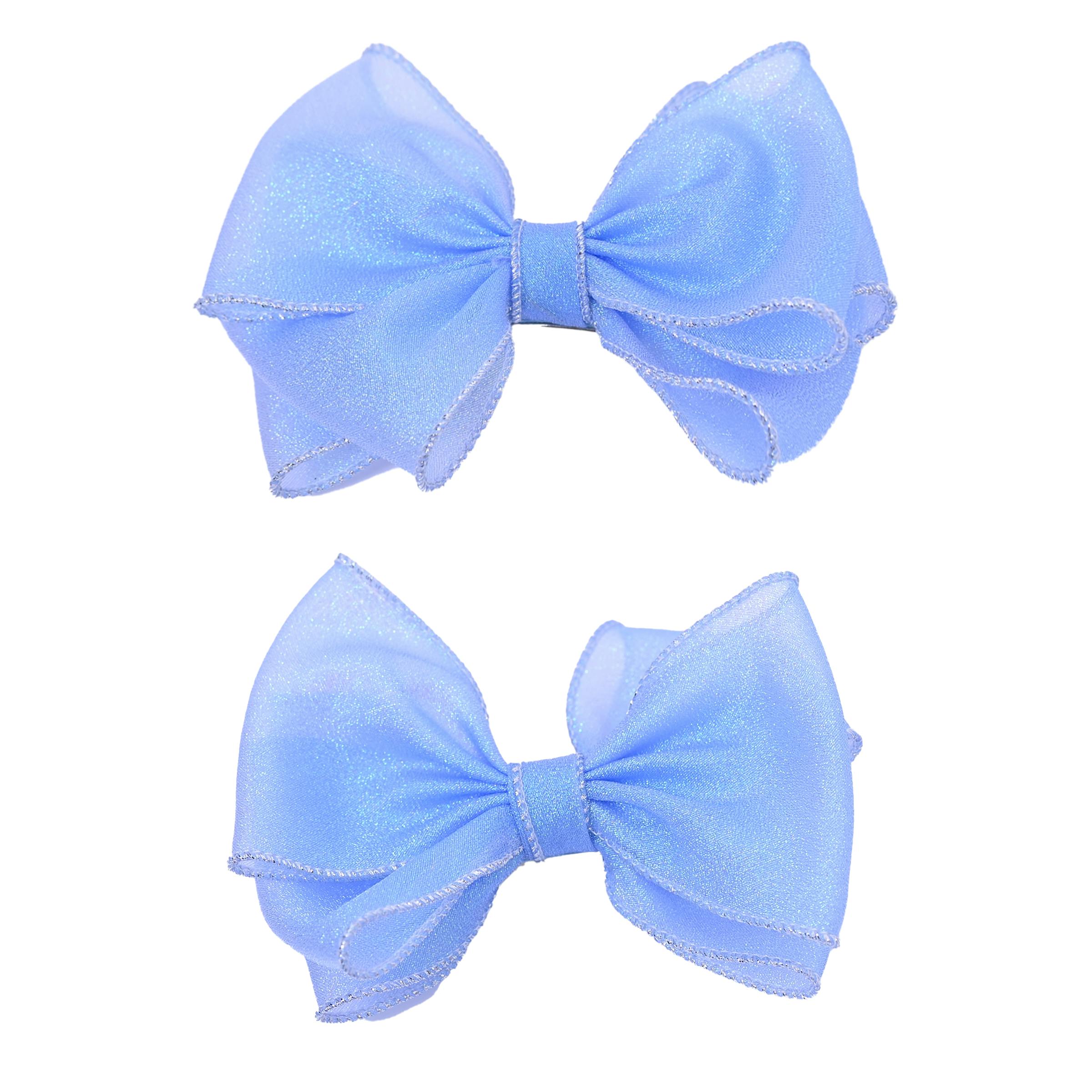 Shimmering Bow Hairclip Set