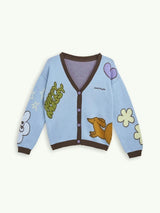 children's cotton cardigan - fun icons