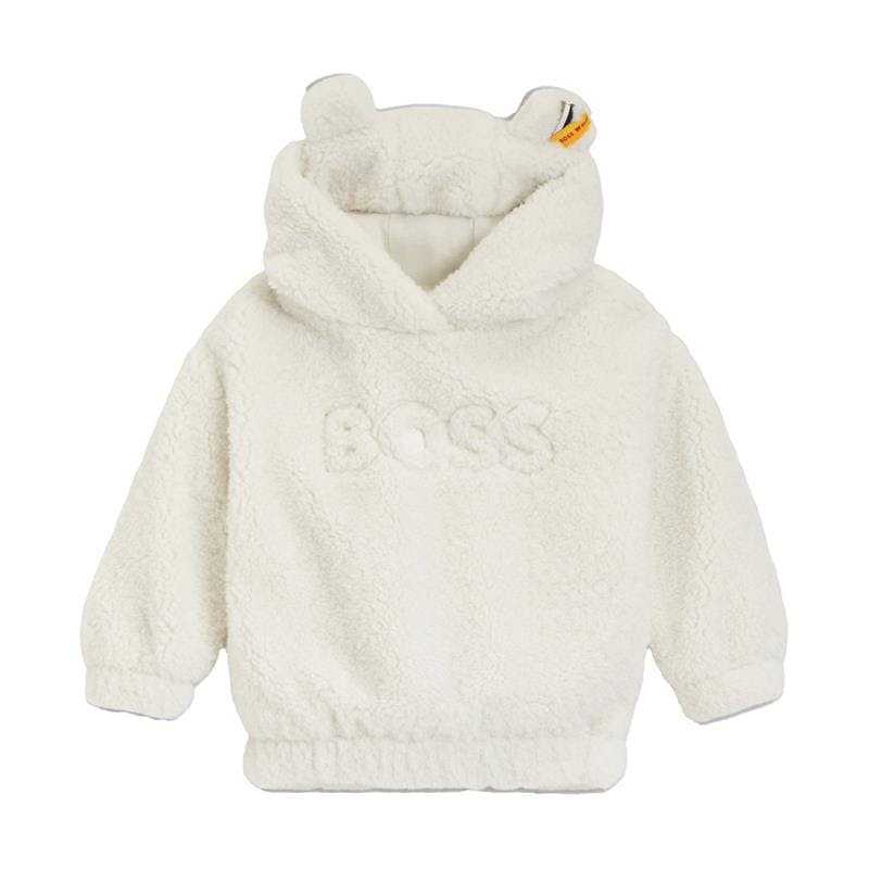BOSS x Steiff kids' Hoodie in Teddy Fabric