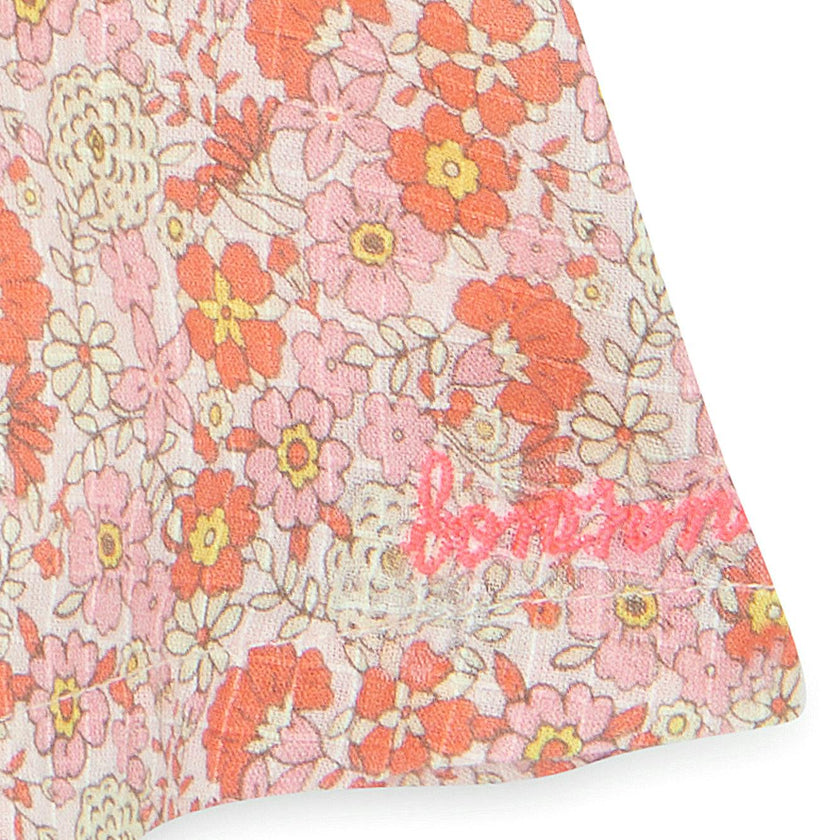 BONTON Noisette Baby Dress - Rose Fiesta