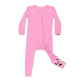 Bubblegum Pink Bamboo Convertible Footie