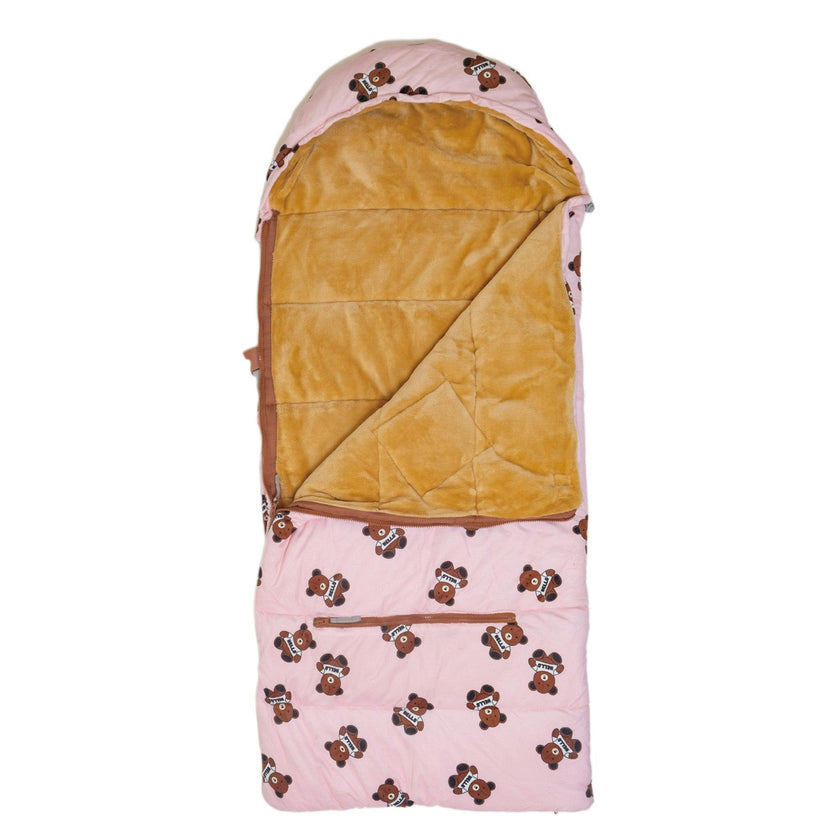 Sleep-N-Pack™ – Little Kid Size | Cozy Mink Collection: Teddy Bears