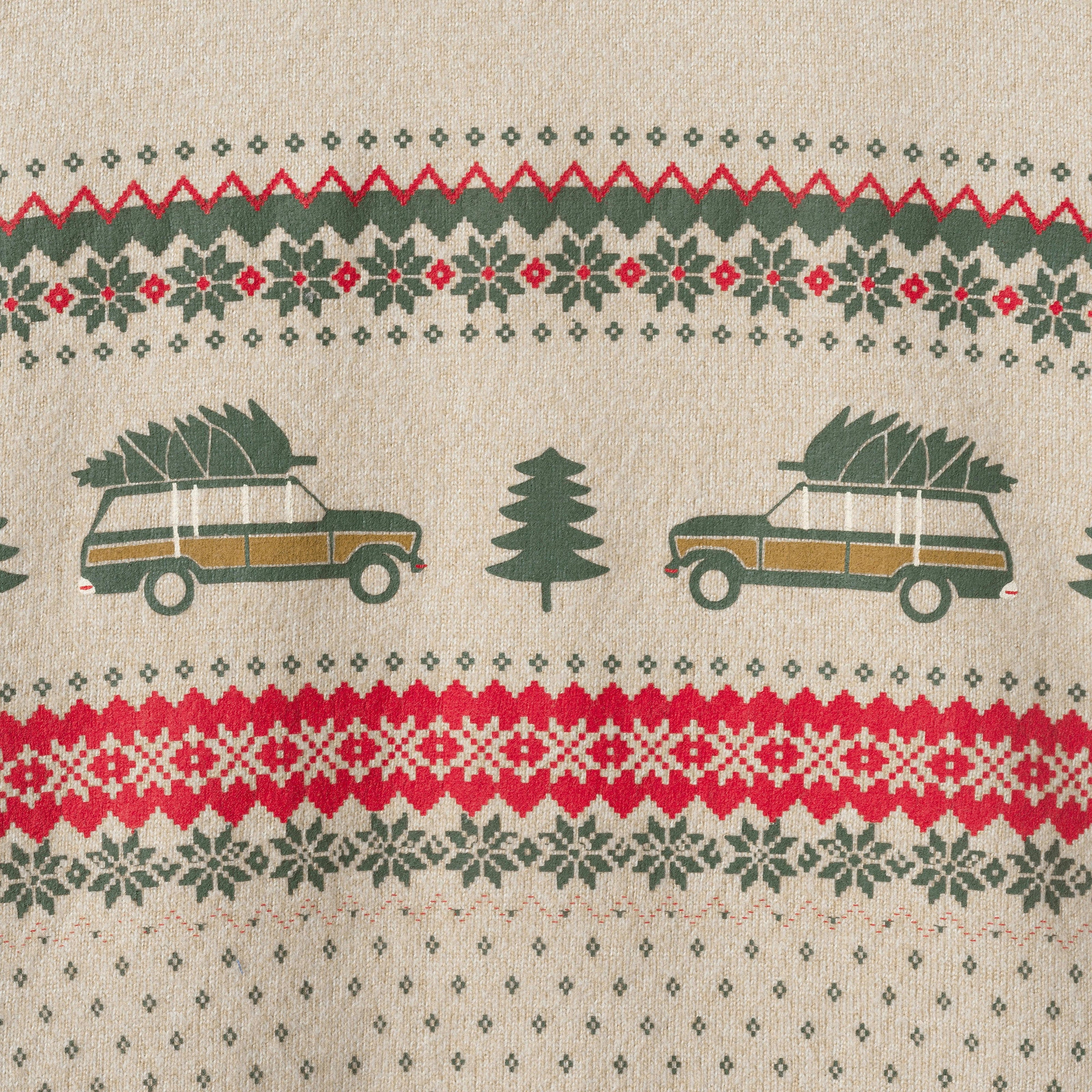 Big Kid (8-18) Boys Printed Hacci Sweater | Retro Road Trip