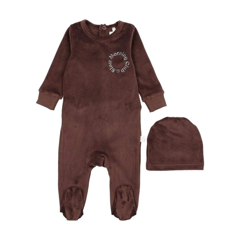 Logo Velour Footie