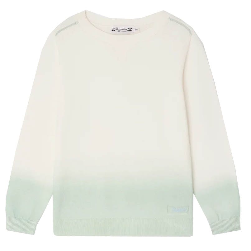 BONPOINT Tahar Ombre Sweater - Celadon Green