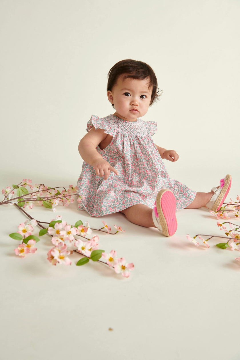 Made With Liberty Print Baby Dress Paz