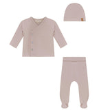 Bamboo Side Snap Cardigan & Footie Set