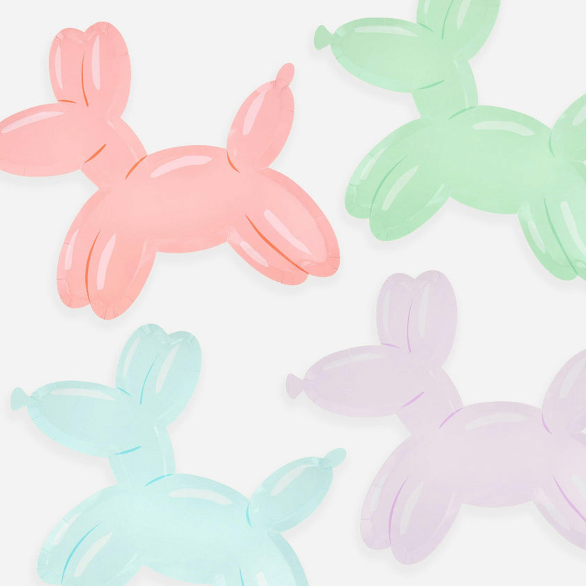 Balloon Dog Plates