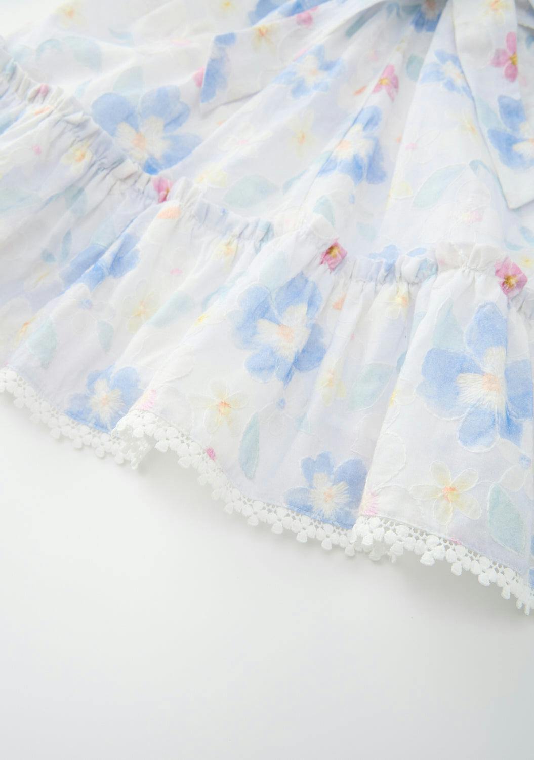 Deanna Sleeve Embroidery Mini Dress