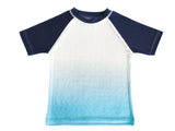 Kids Swim Turq Ombre Rash Guard