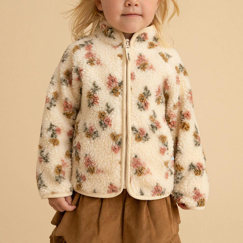 Amber Sherpa Zippered Jacket