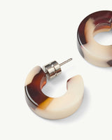 Muse Hoops in Mocha