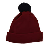 Argyll Bobble Hat - Russet Red
