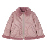 Pink Rose Quilted Flight Jacket