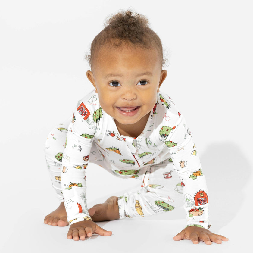Fall Vibes Bamboo Convertible Footie