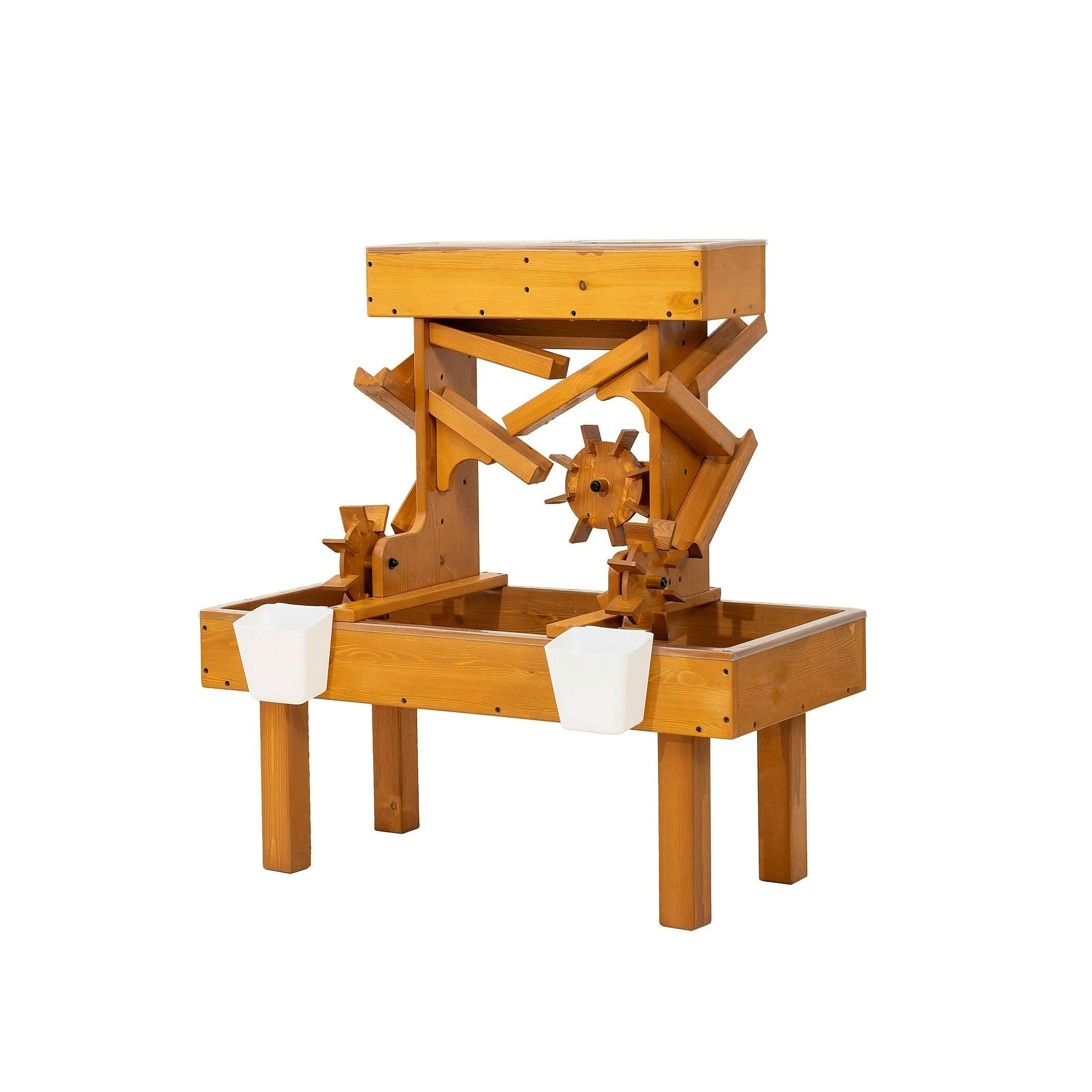 Outdoor Wooden Water Table for Toddlers | Kids’ Sensory Play Station