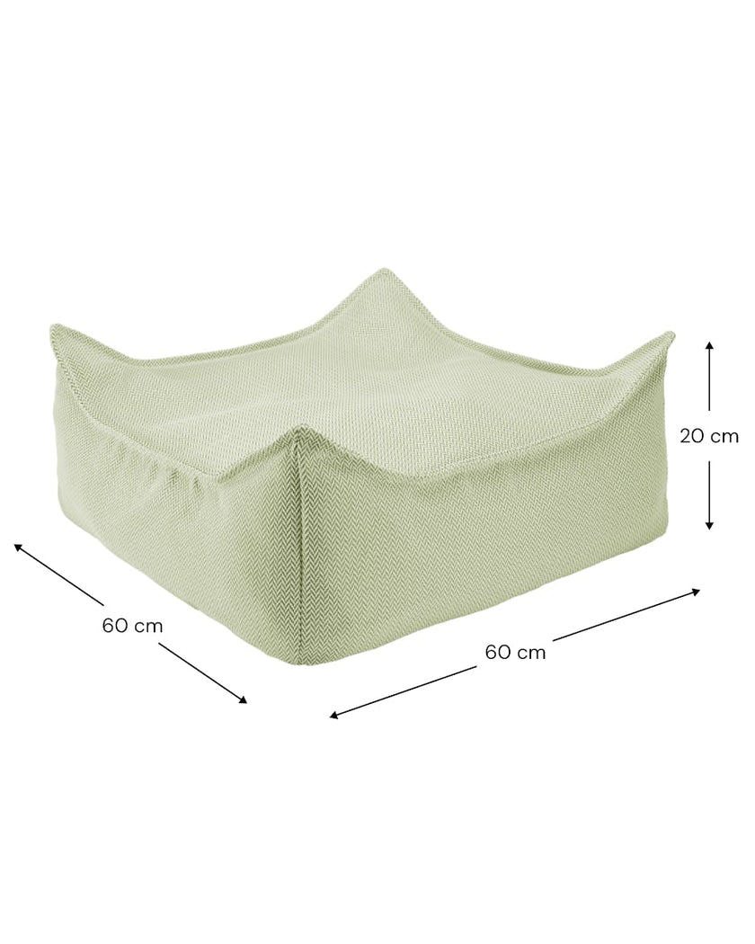 Herba Outdoor Square Ottoman