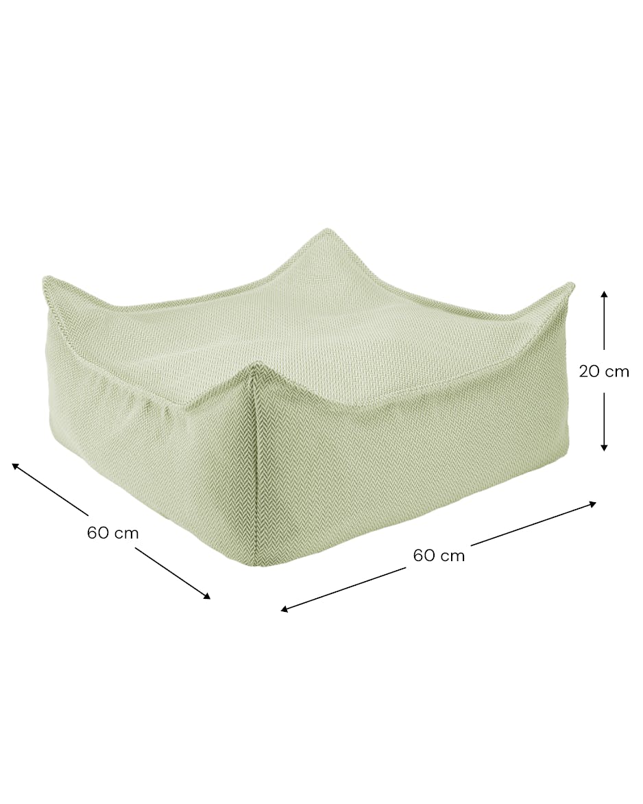 Herba Outdoor Square Ottoman