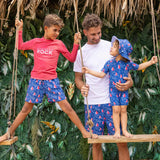 Sustainable Comfort Lined Drawstring Swim Short