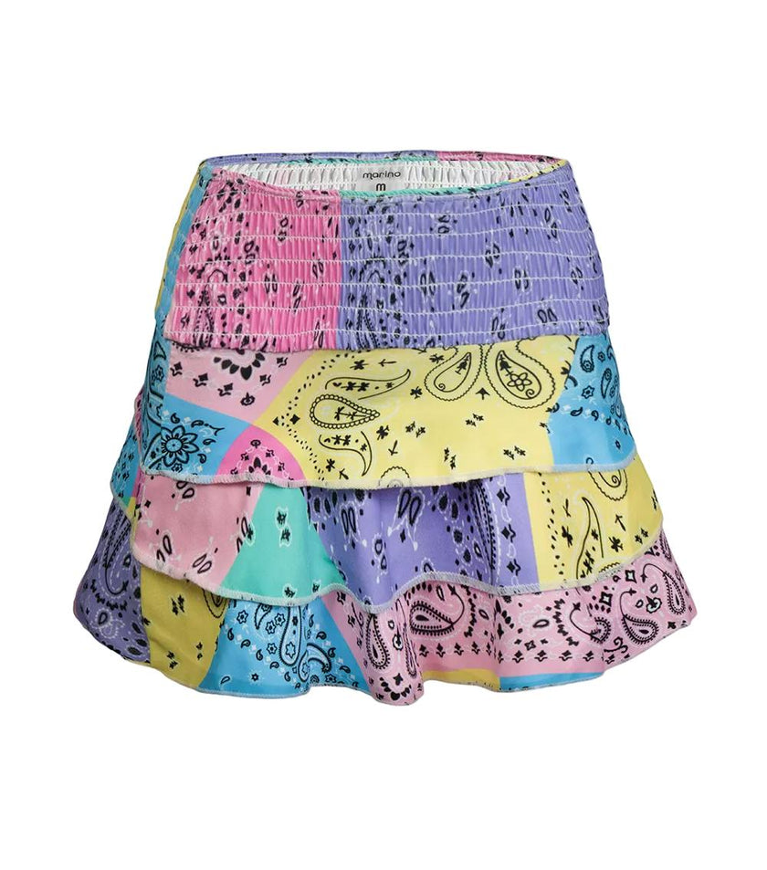 ruffle skirt bandana pastel