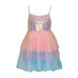 Paillette Ombre Tutu Dress, Multi