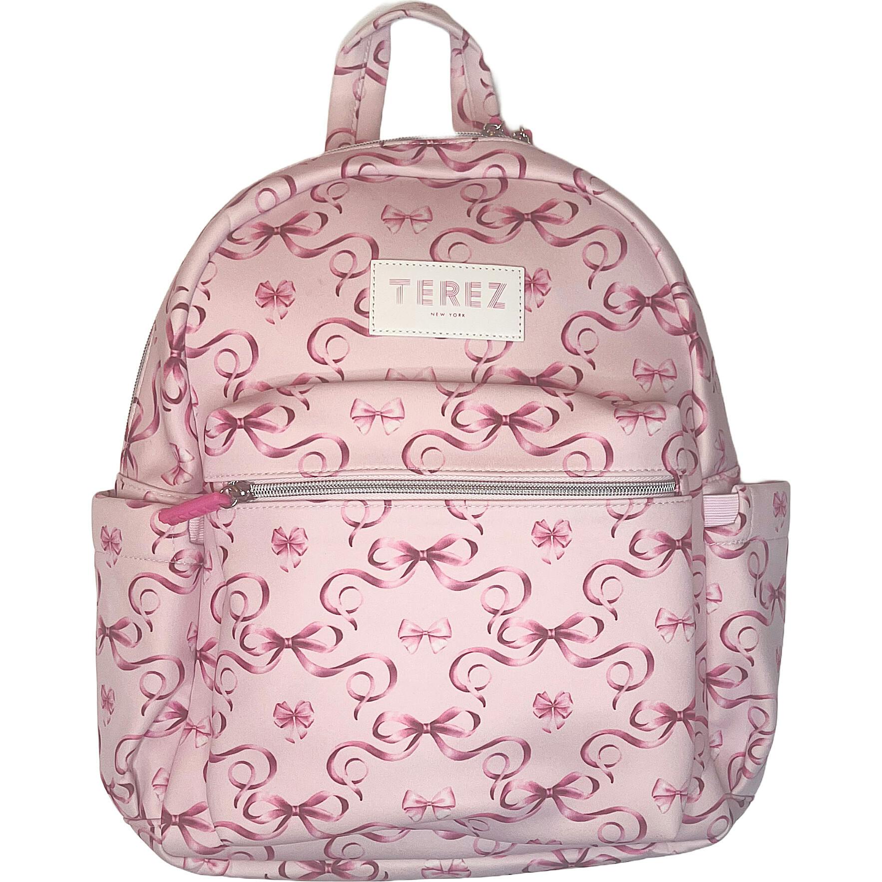 Girls Adjustable Shoulder Strap Zipper Backpack