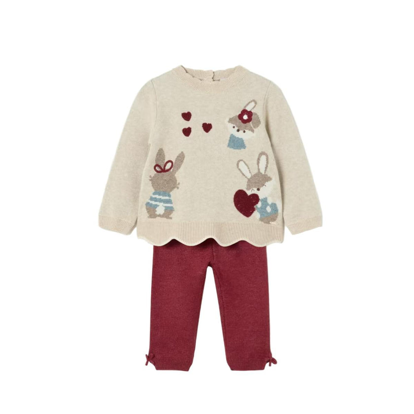 Baby Knit Pants and Sweater Set