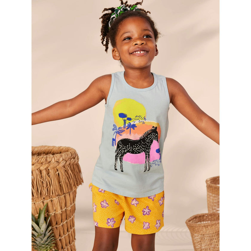 Spotted Tank Top, Blue