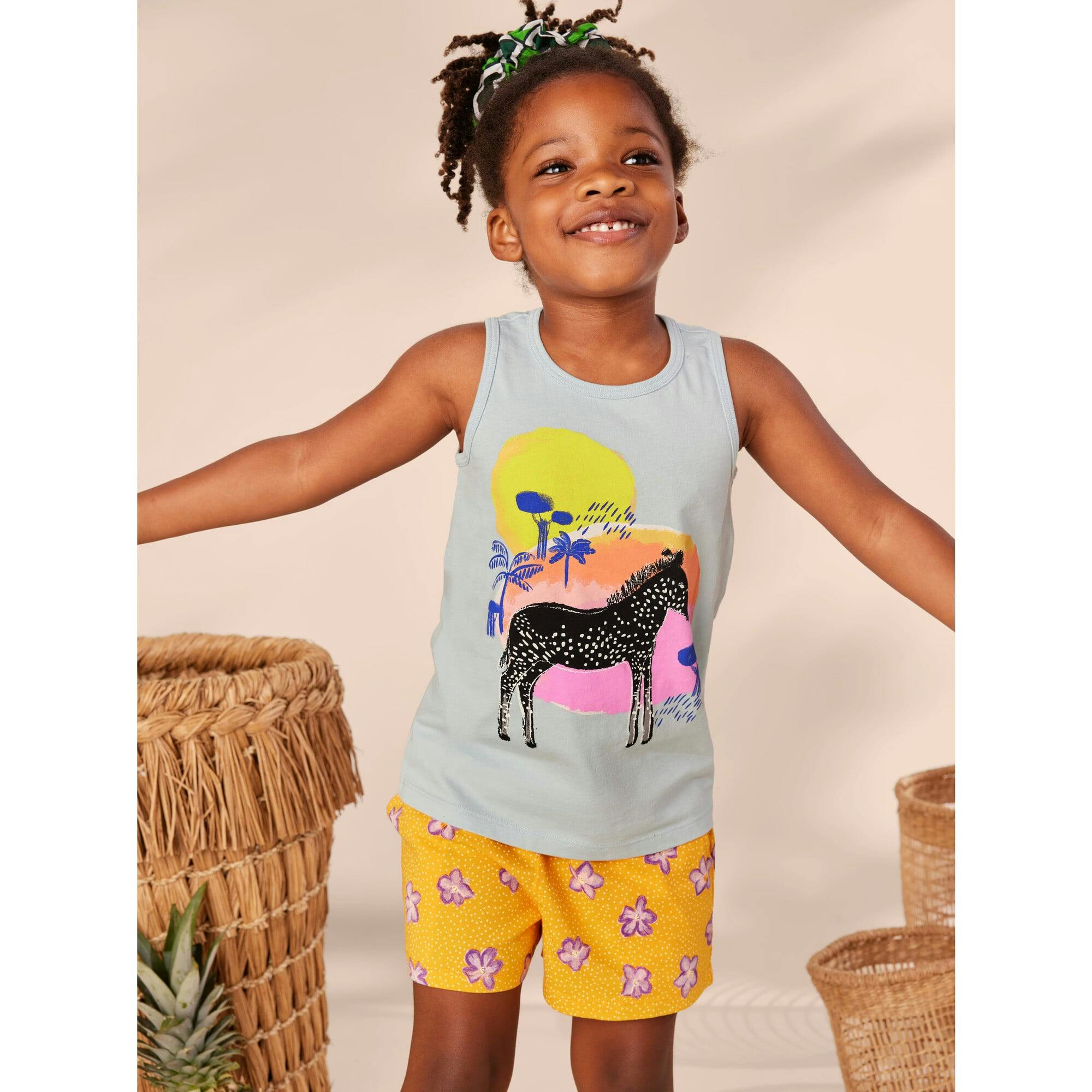 Spotted Tank Top, Blue