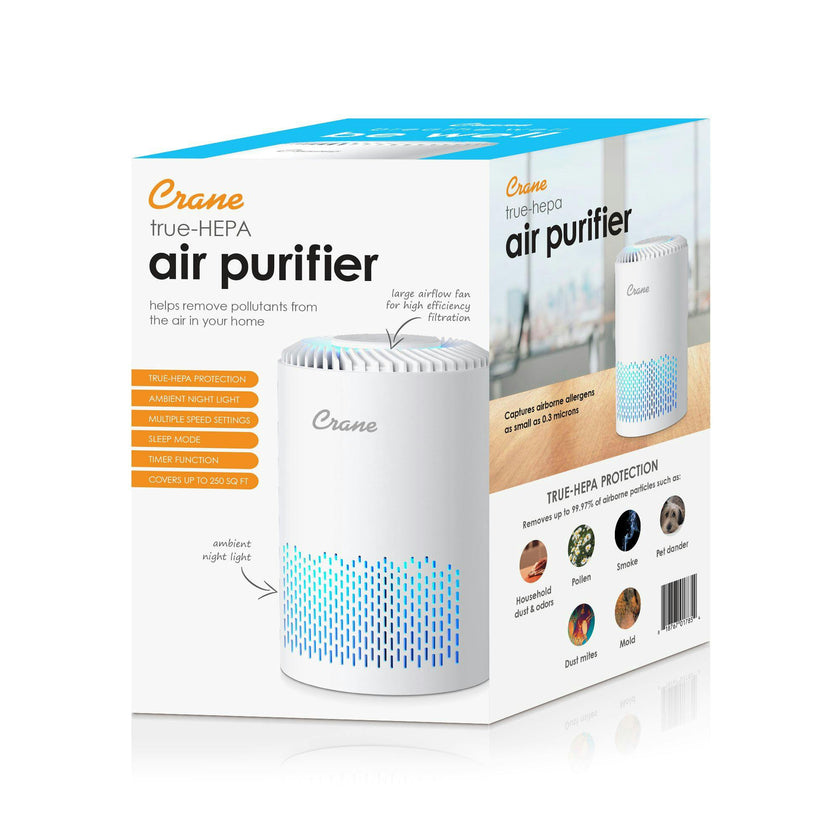 True HEPA Air Purifier For Nursery, Up To 150 Sq. Ft., With Aroma Tray, Night Light