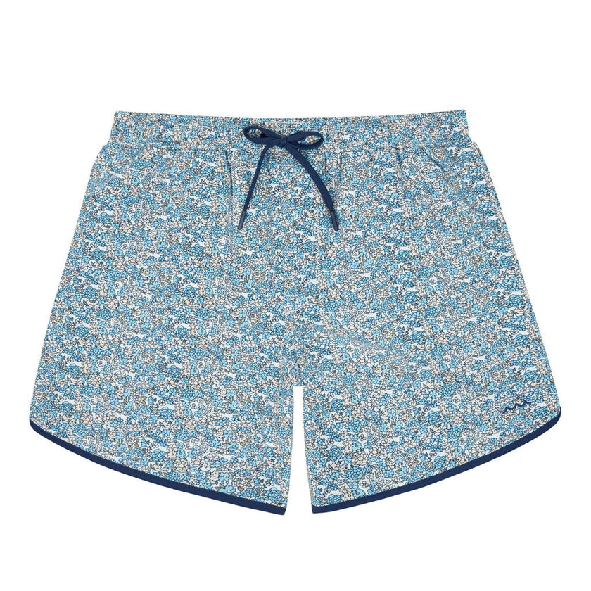 mens original slate floral boardie